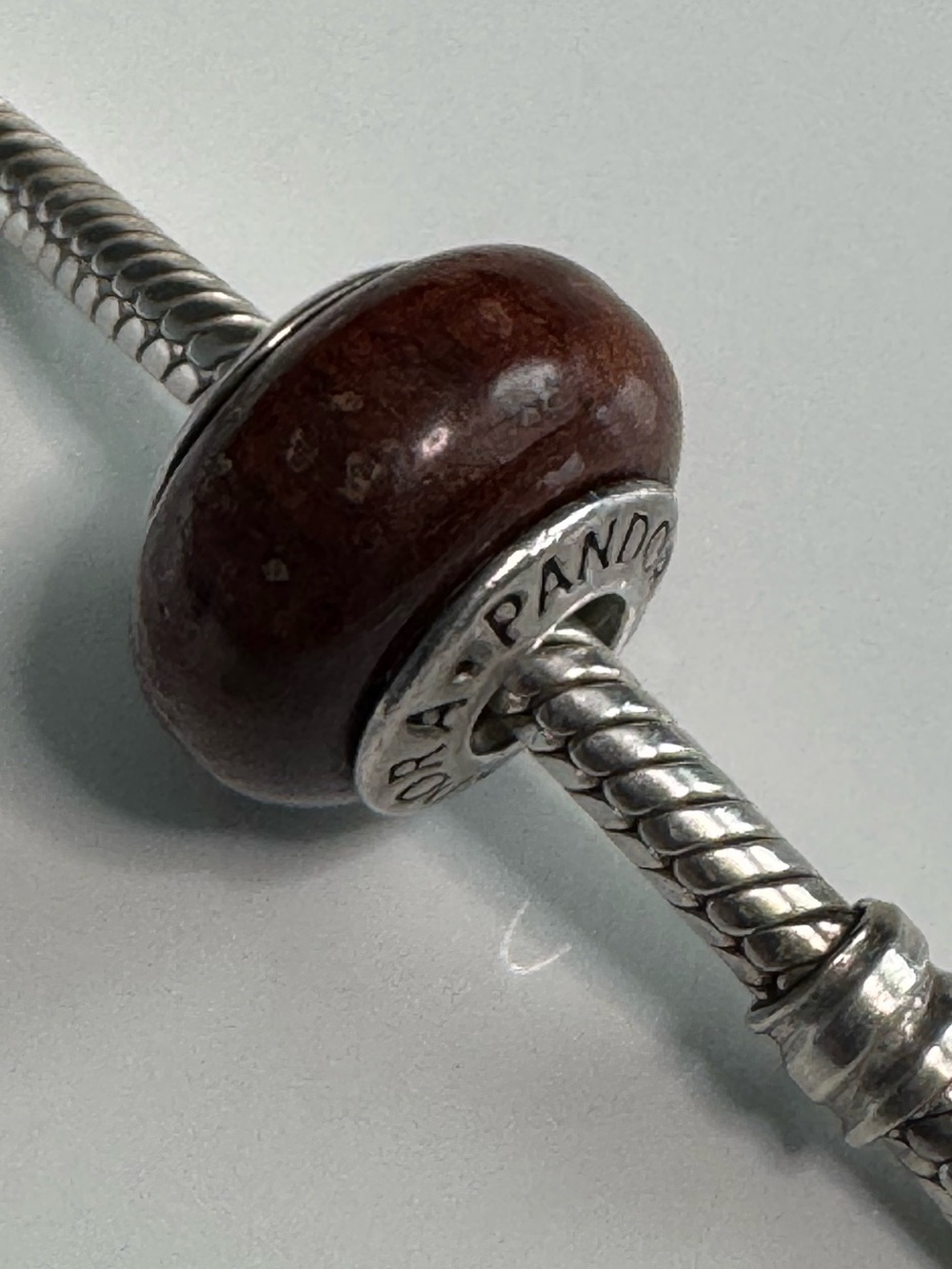 Authentic Pandora Muirapiranga Exotic Wood Charm 790704 Rare